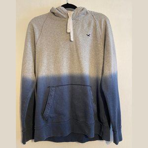 Men's Gray & Navy Ombre Hollister Hoodie